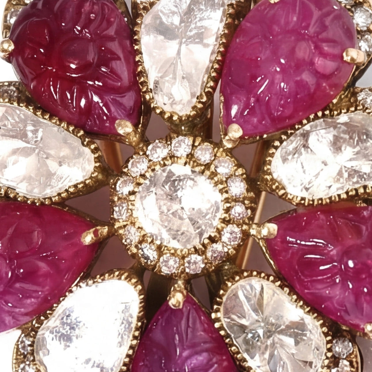 Symphony of Ruby Earrings