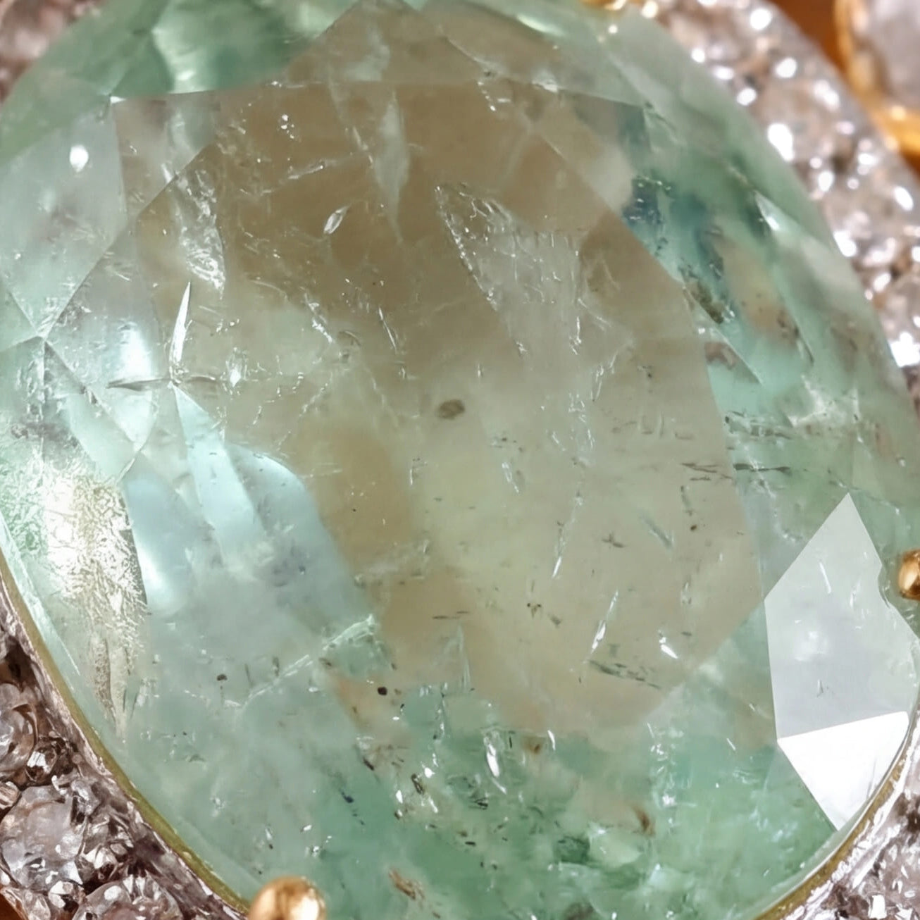 Kiara Emerald Polki Pendant Necklace