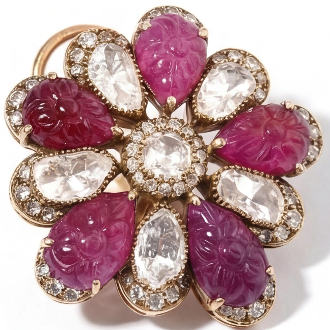 Symphony of Ruby Earrings