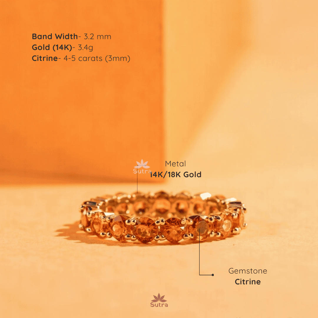 Citrine Veil Band
