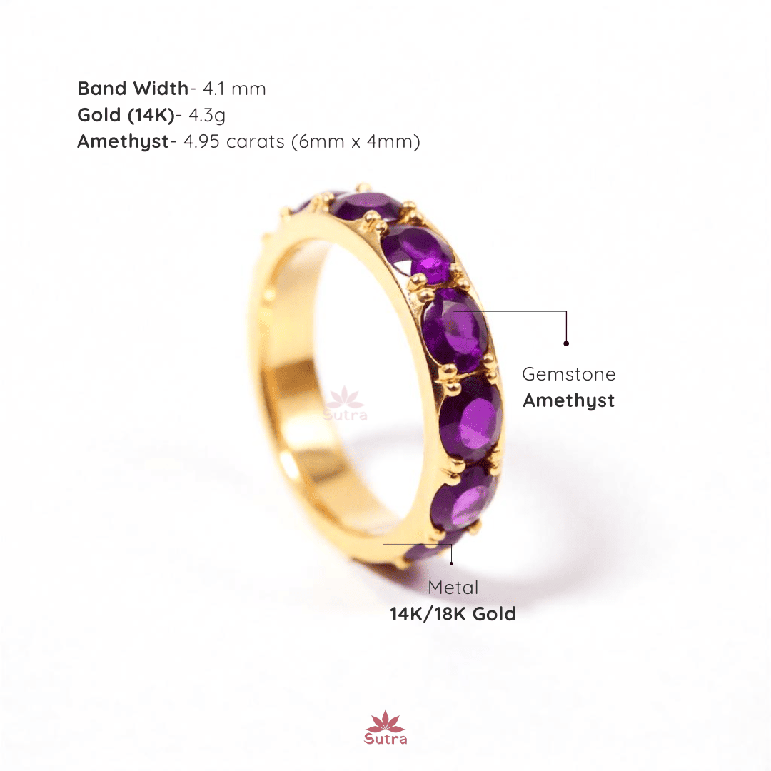 Amethyst Allure Ring
