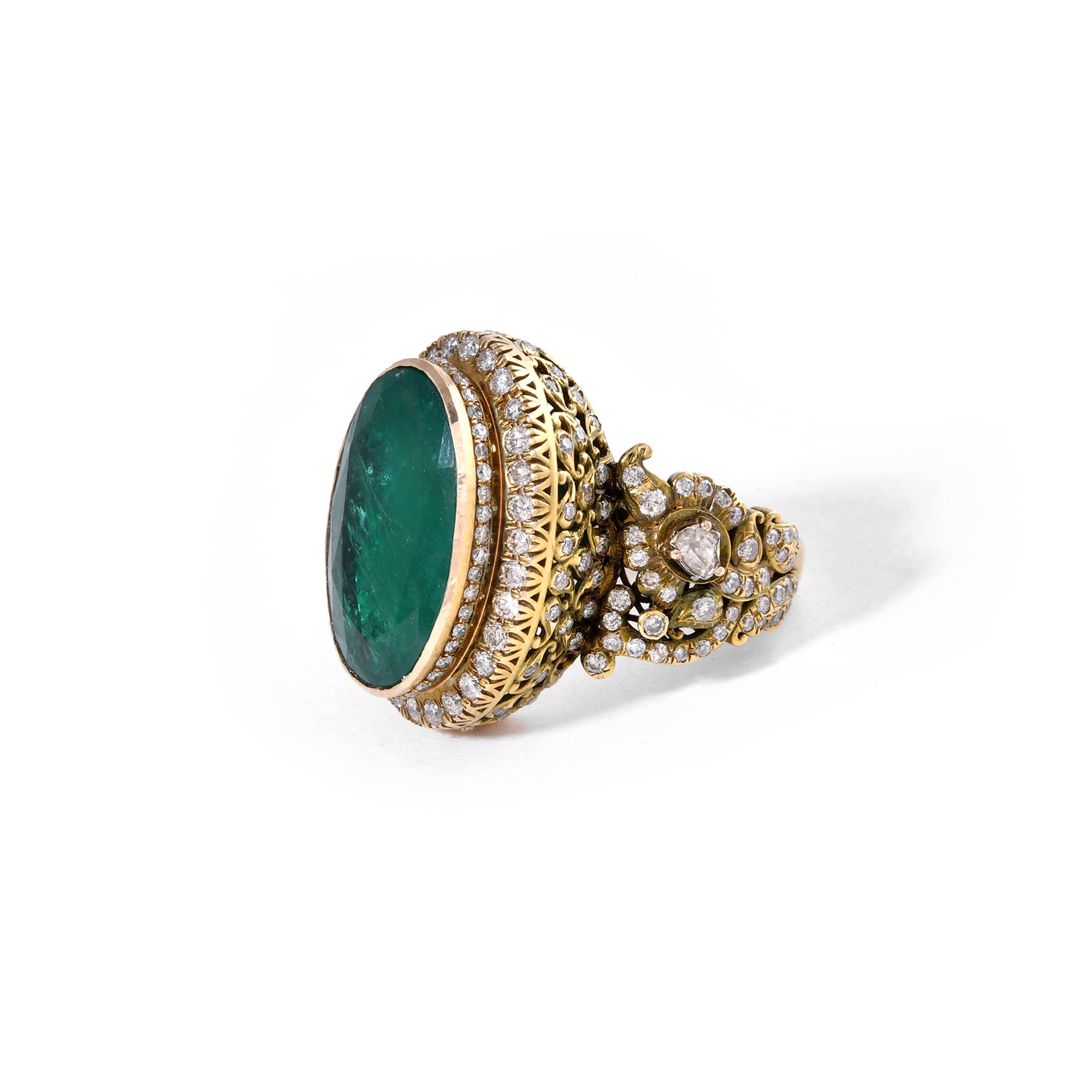 Cocktail Emerald Ring