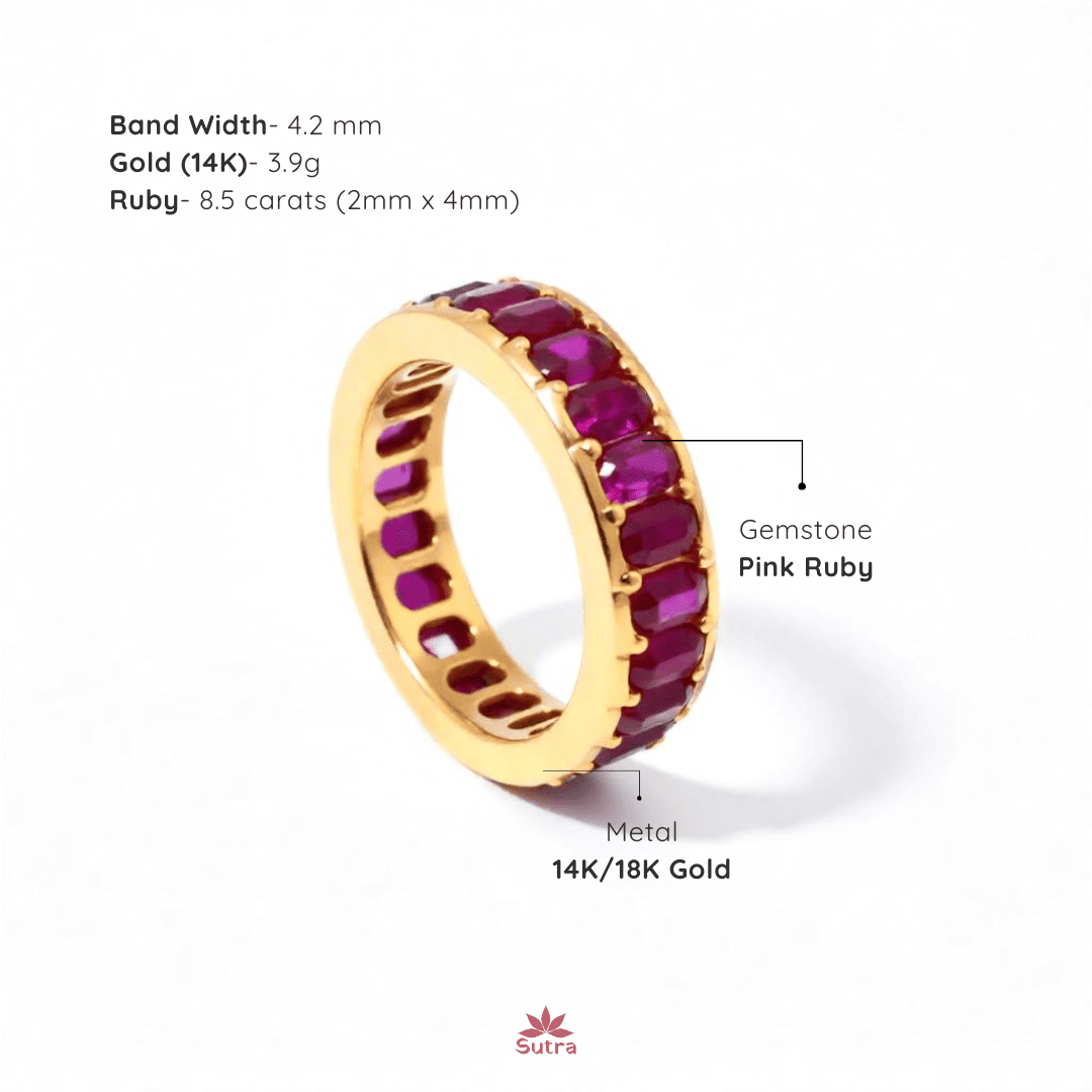 Crimson Eternity Ring