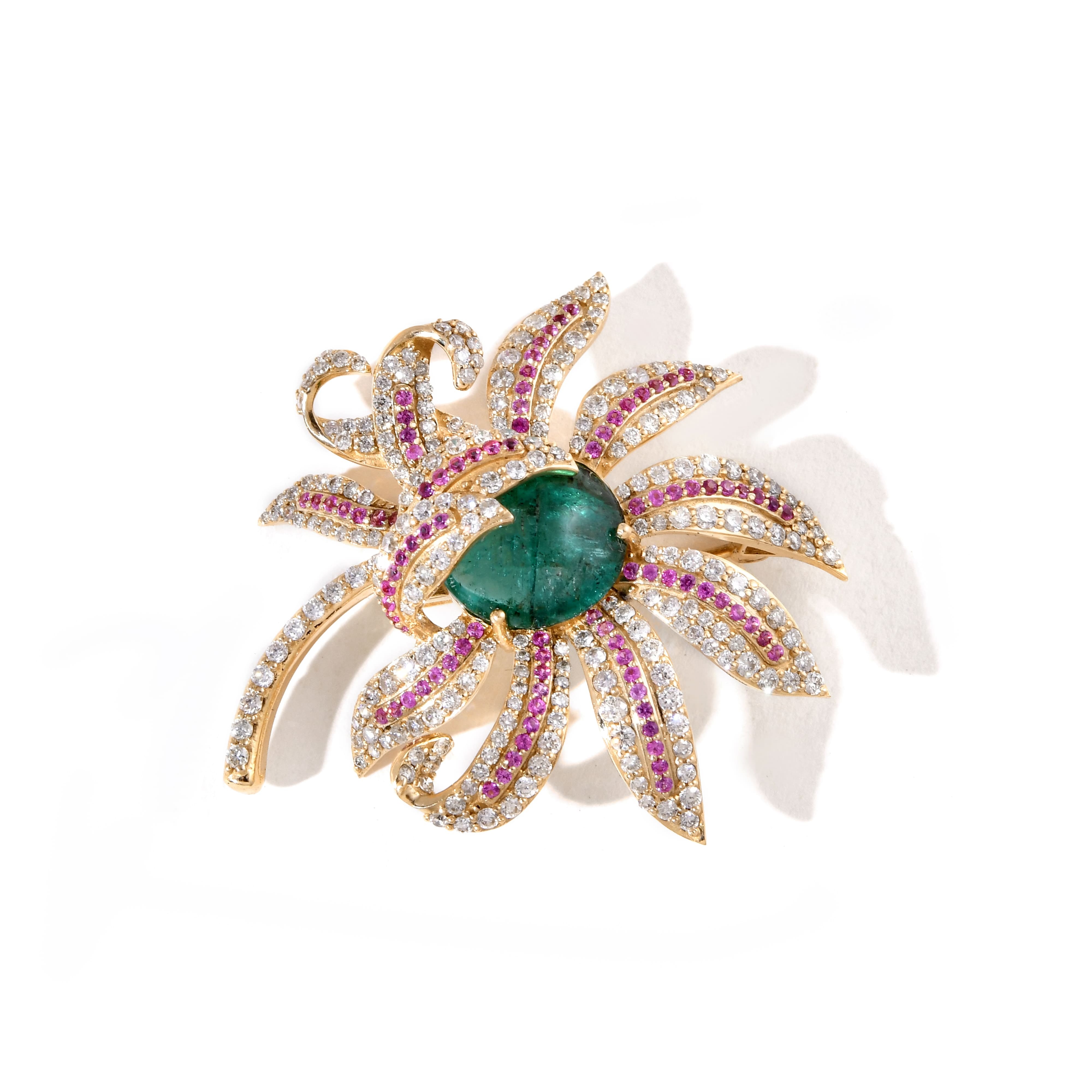 Sunflower Brooch
