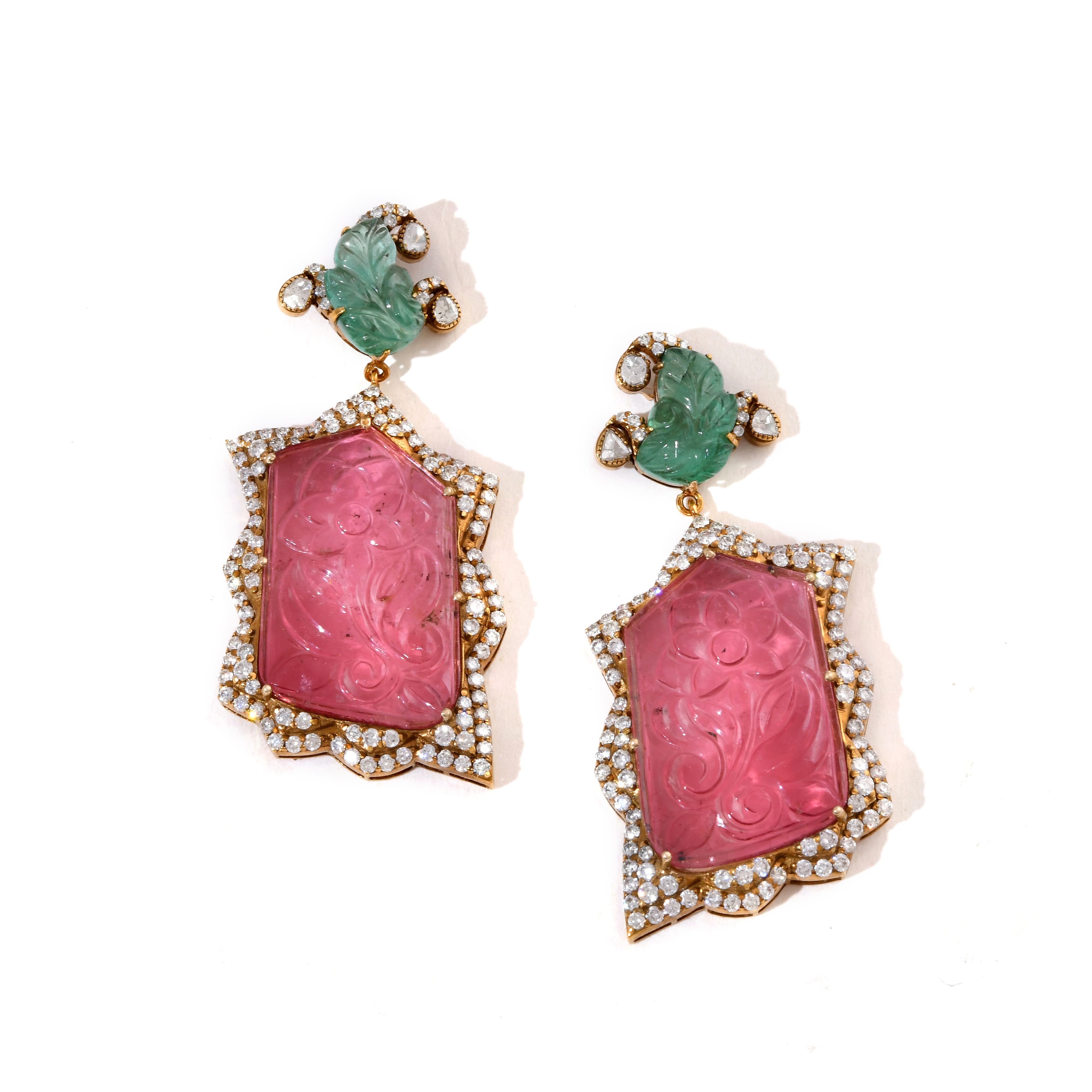 Tourmaline Garden Earrings