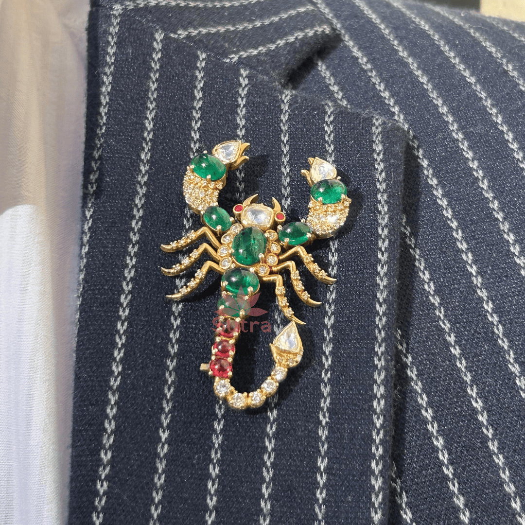 Scorpion Majesty Brooch