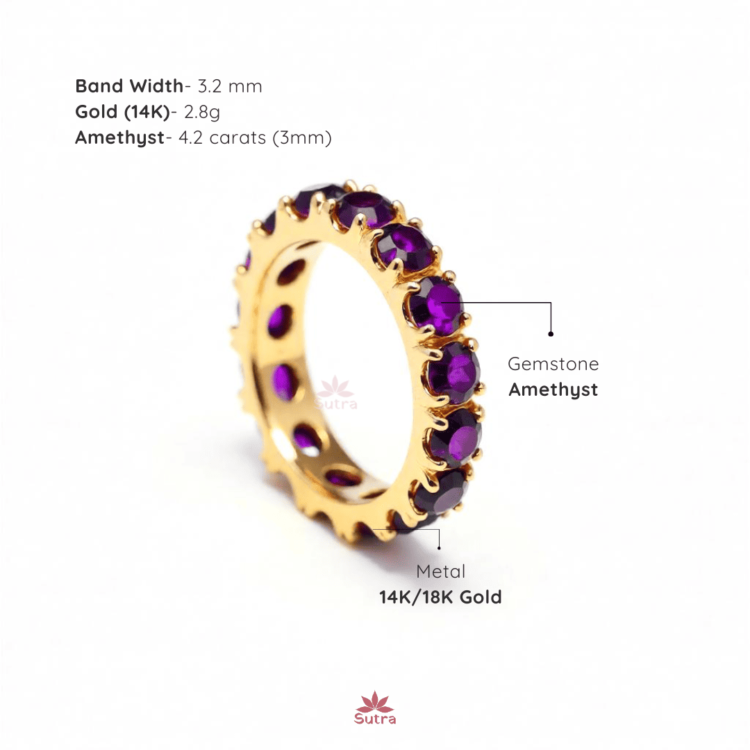 Lavender Eternity Band