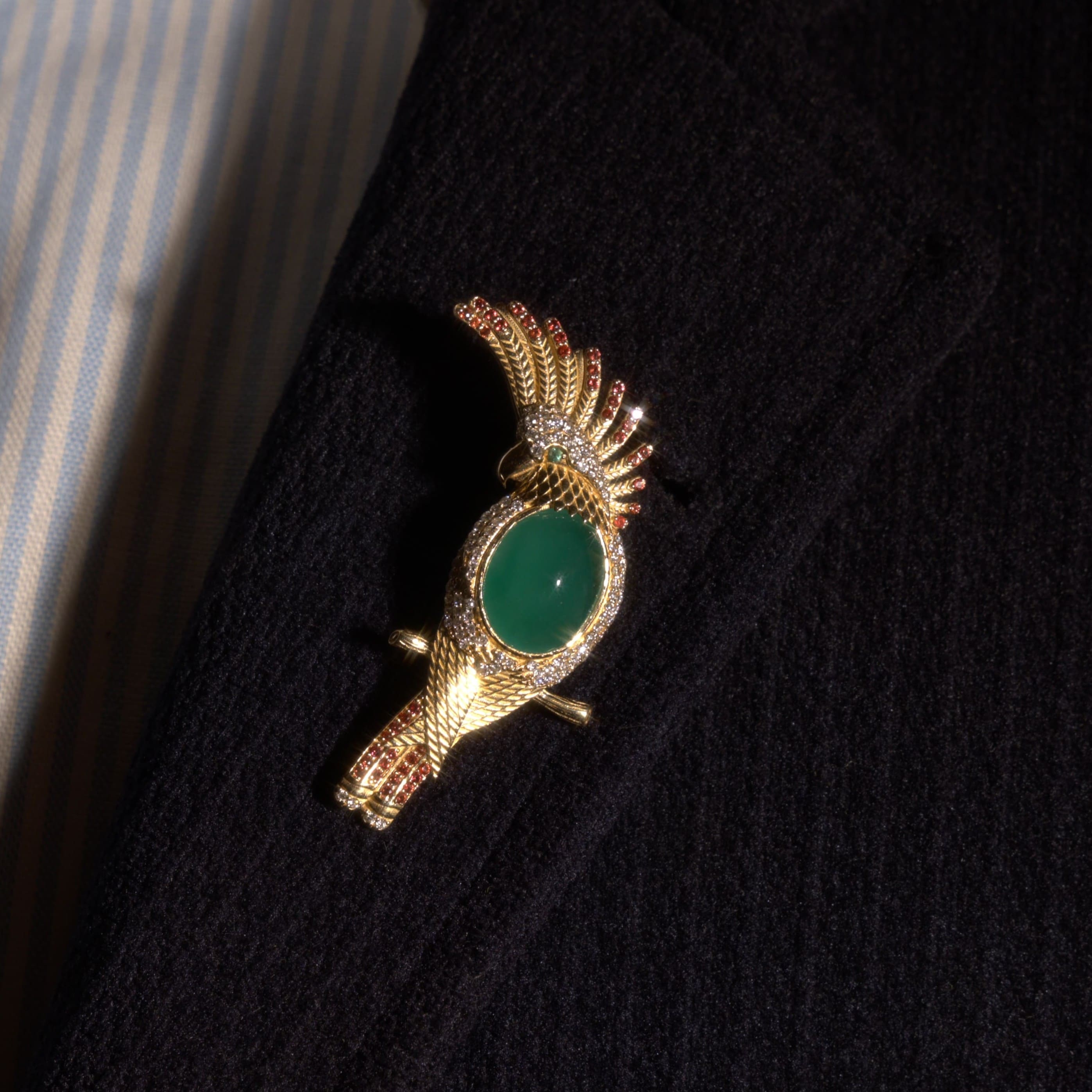 Cuckatoo Brooch