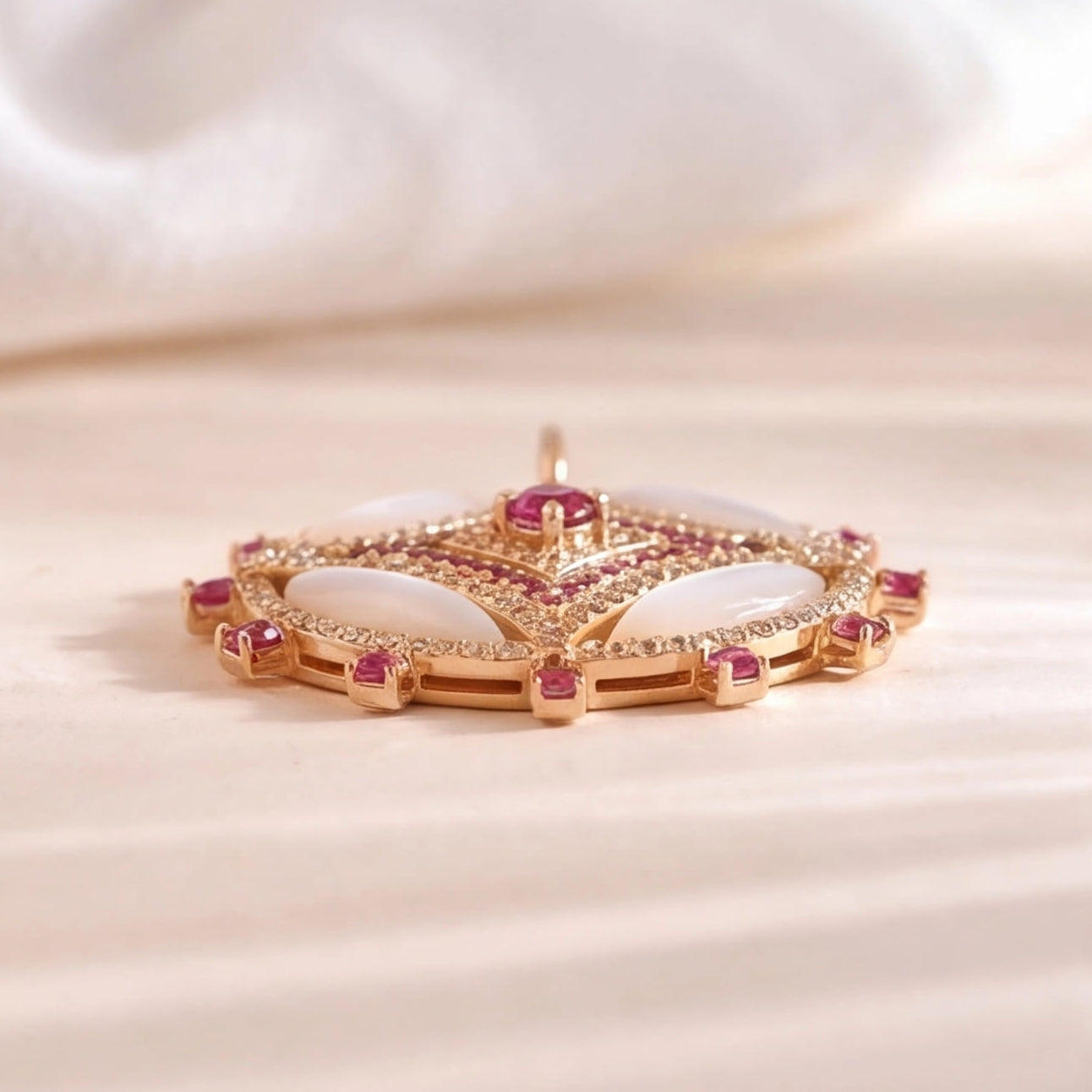 Mirage Pendant (Ruby) (14k Gold)