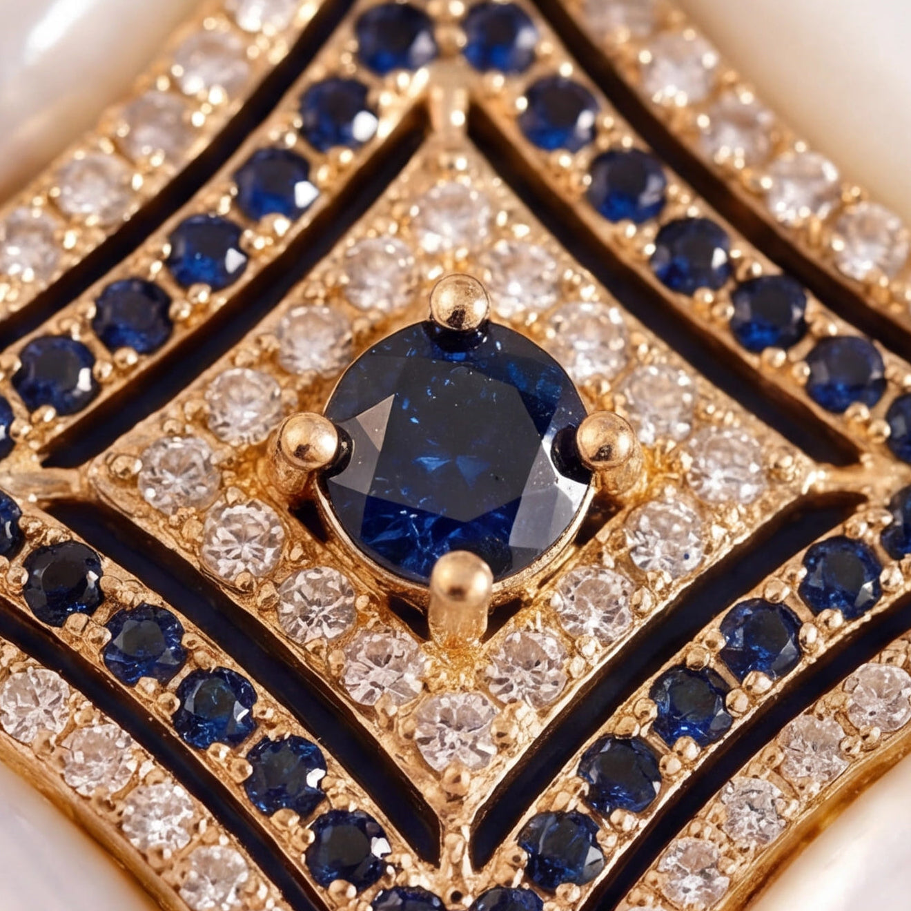 Mirage Pendant (Blue Sapphire) (14k Gold)
