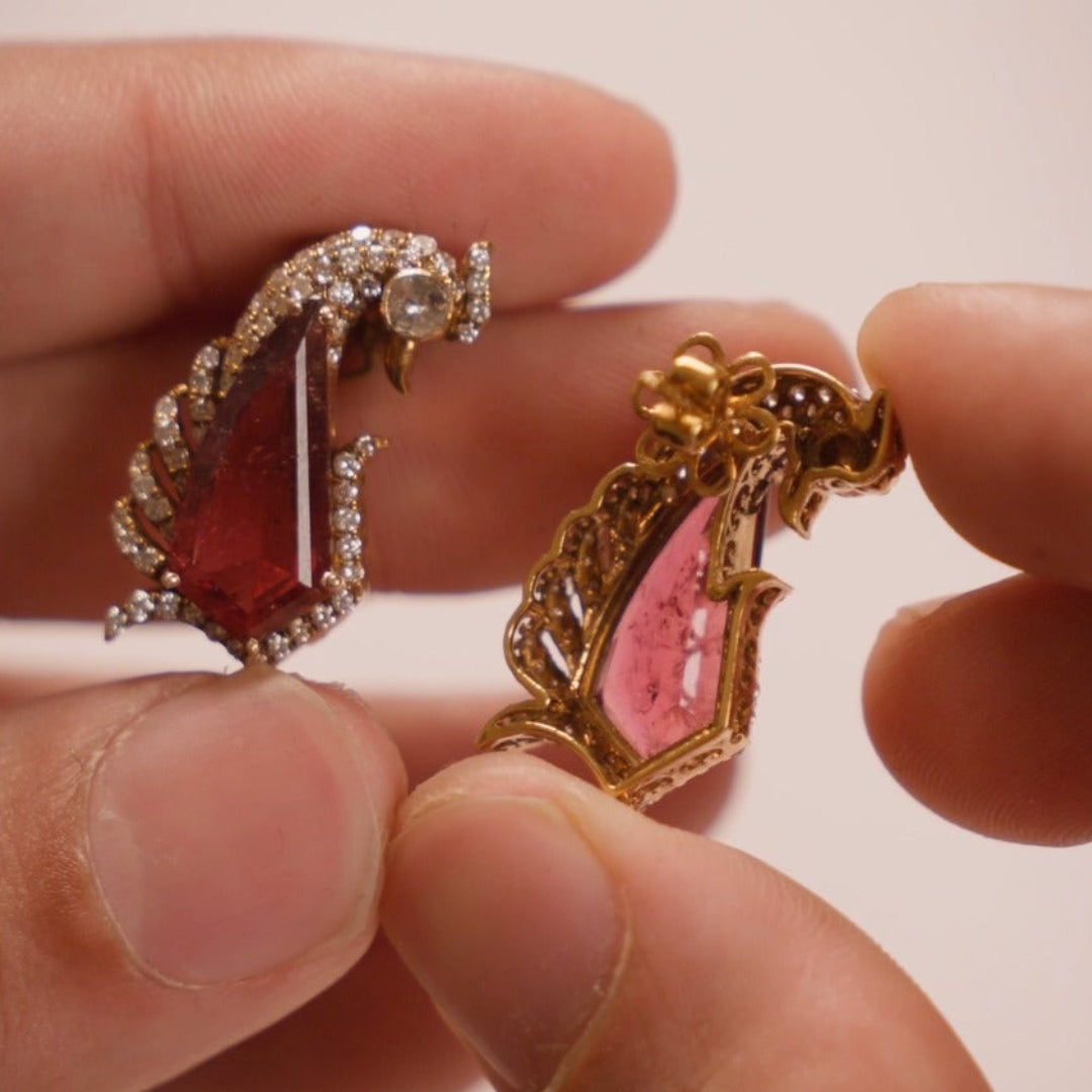 Mayur Tourmaline Earrings