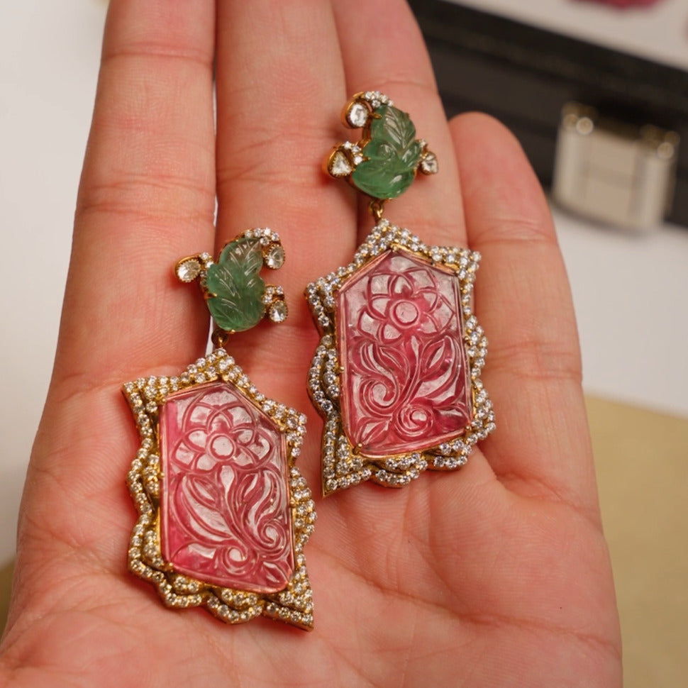 Tourmaline Garden Earrings