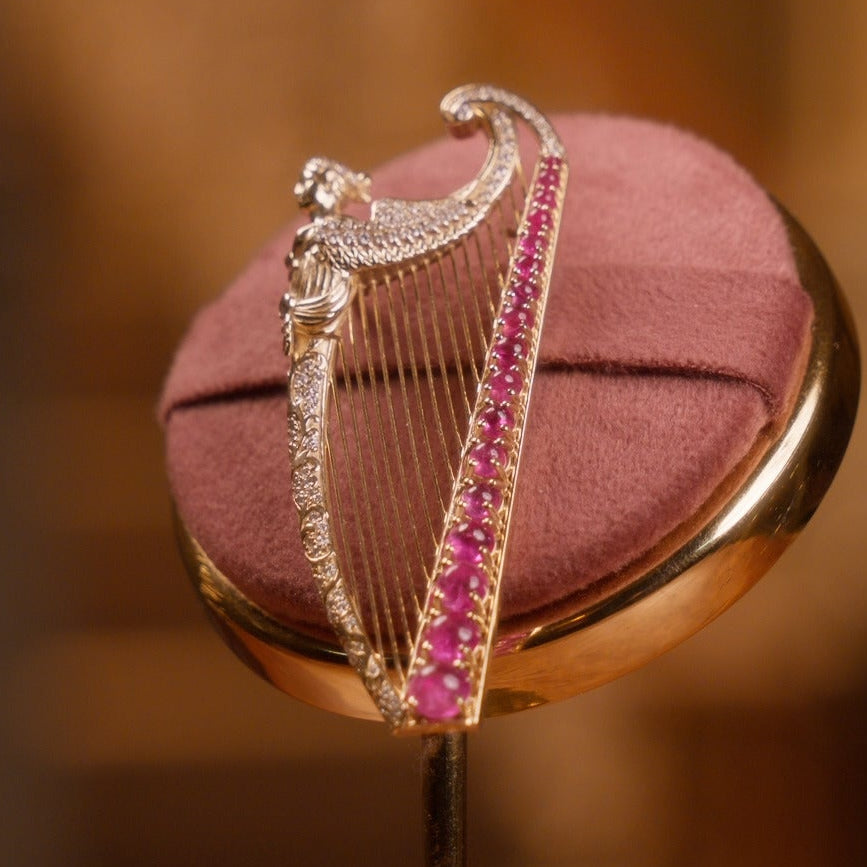 Harp Brooch