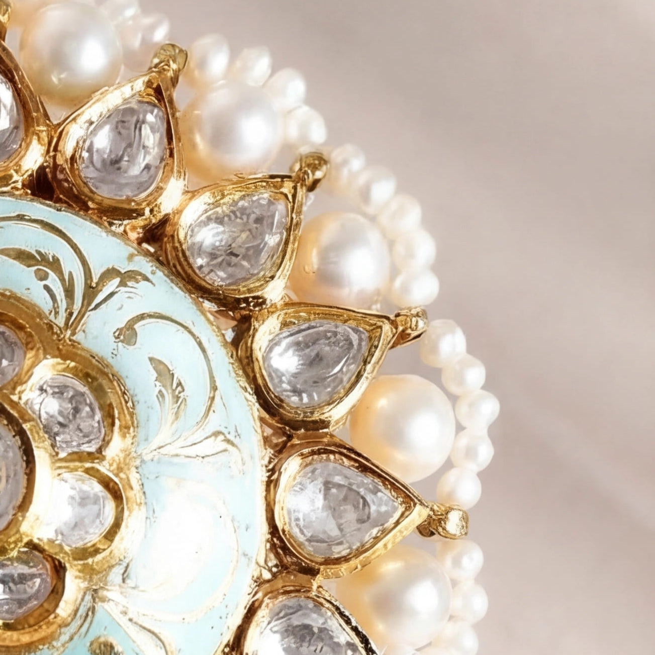 Firoza Polki Ring