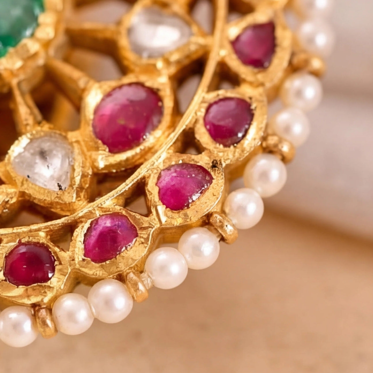 Meher Polki Studs