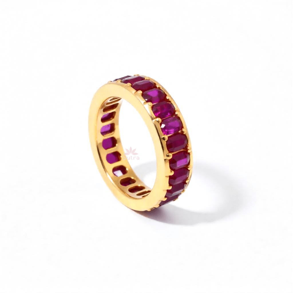 Crimson Eternity Ring