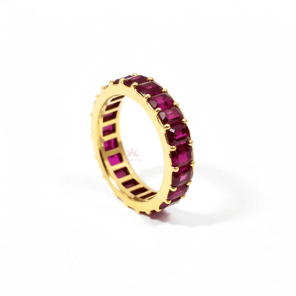 Radiant Ruby Eternity Band