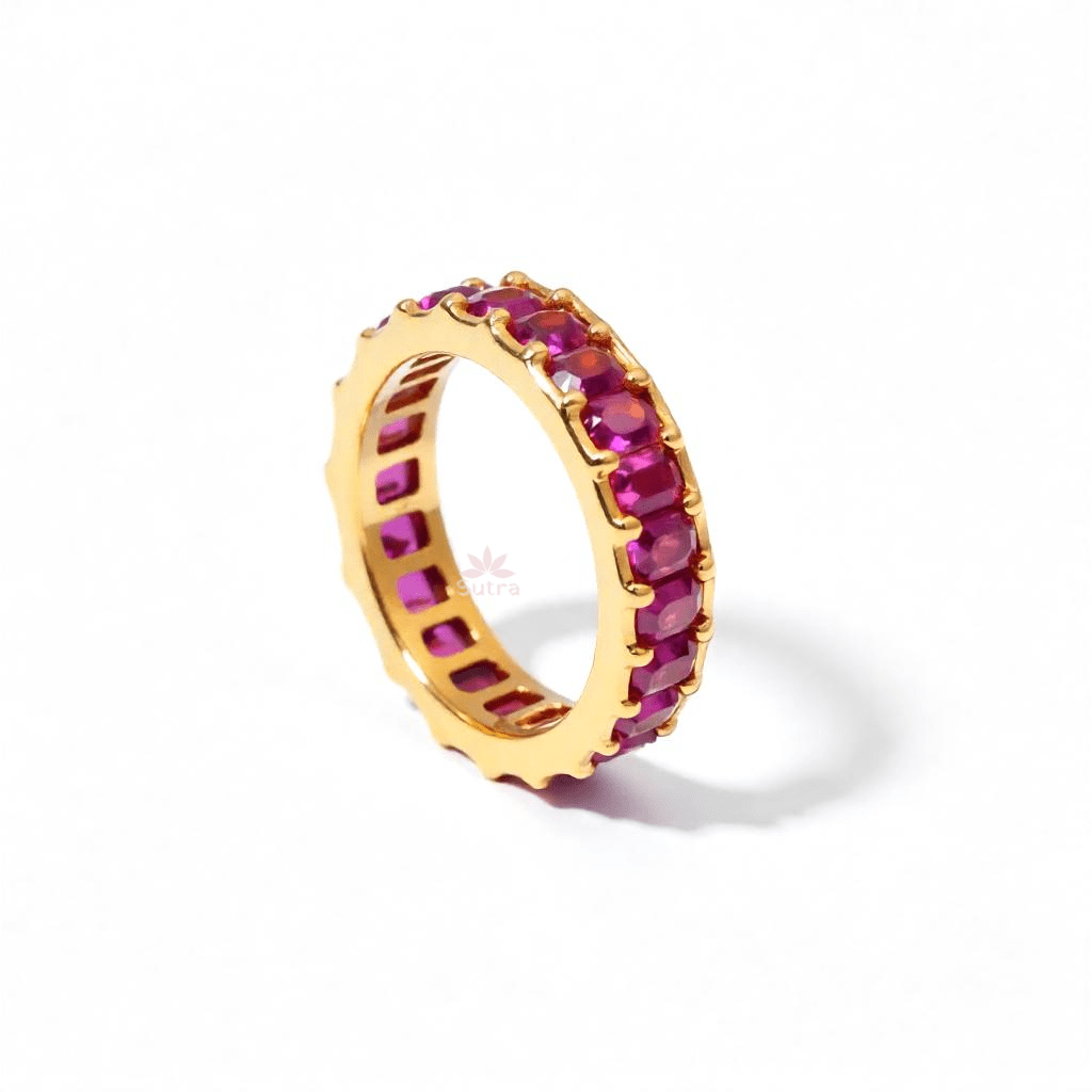 Ruby Luster Eternity Ring
