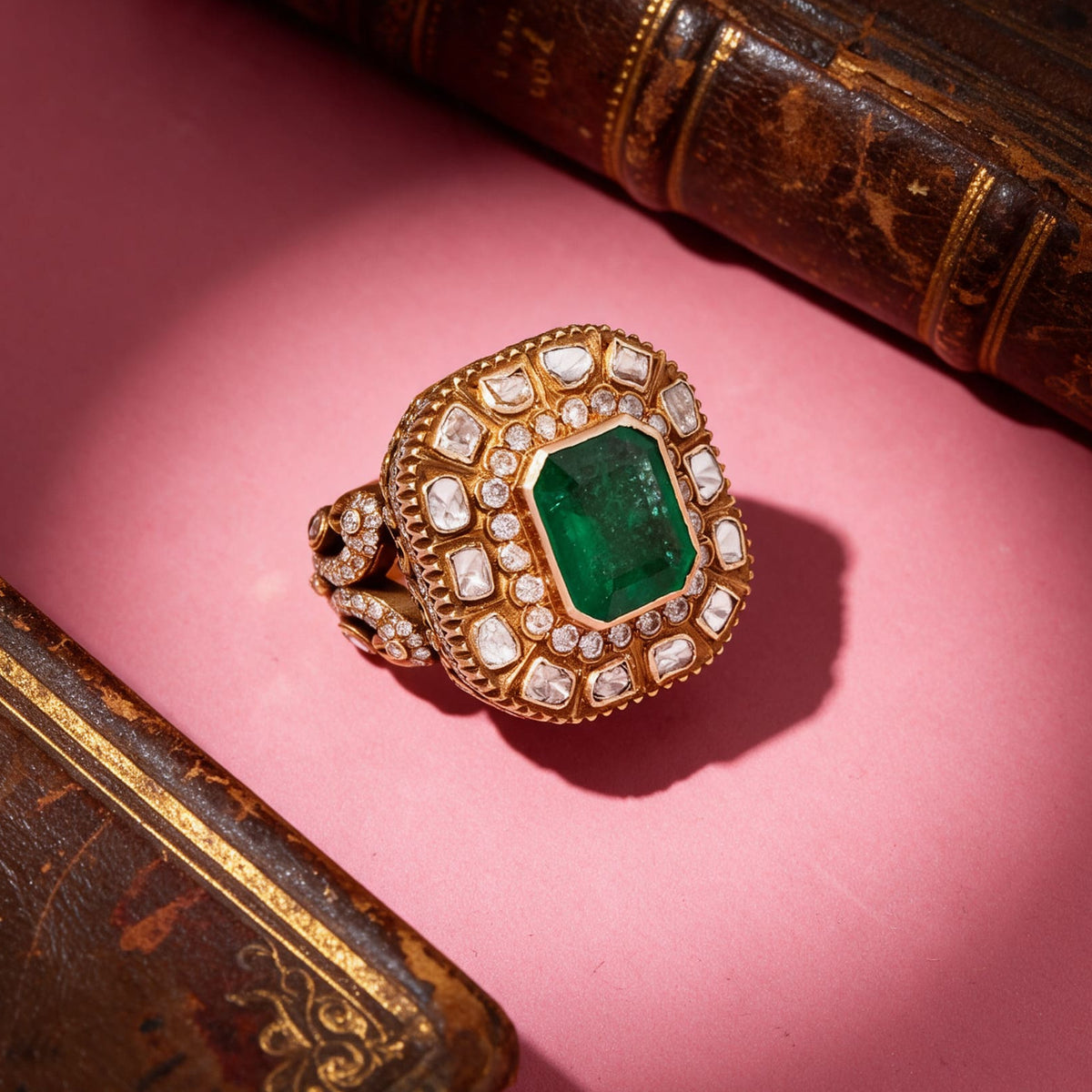 Kohinoor Emerald Ring