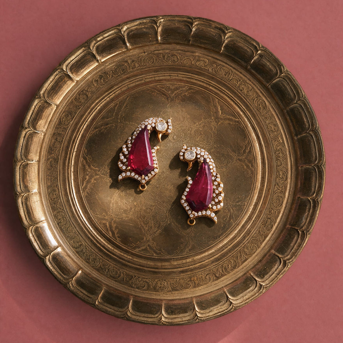 Mayur Tourmaline Earrings