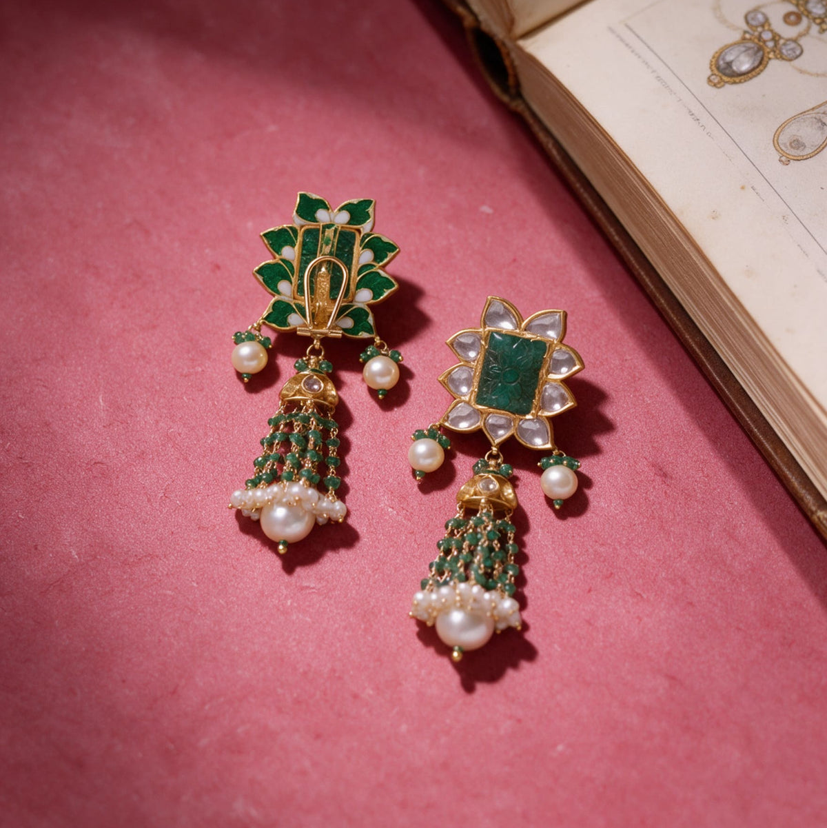 Emerald Fusion Earrings