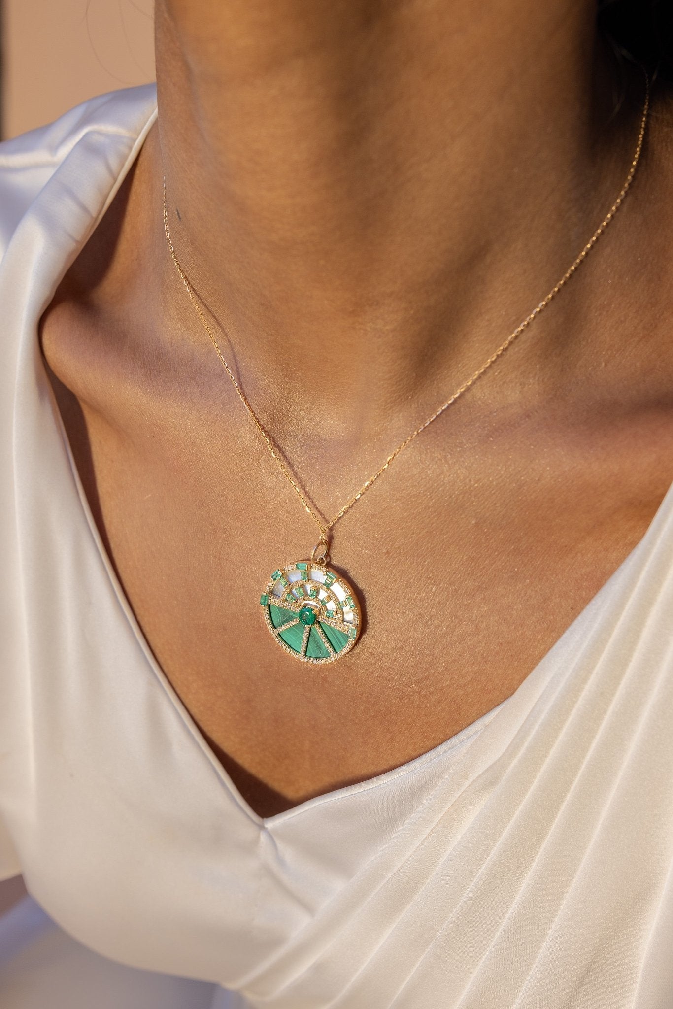 22k gold pendant sets