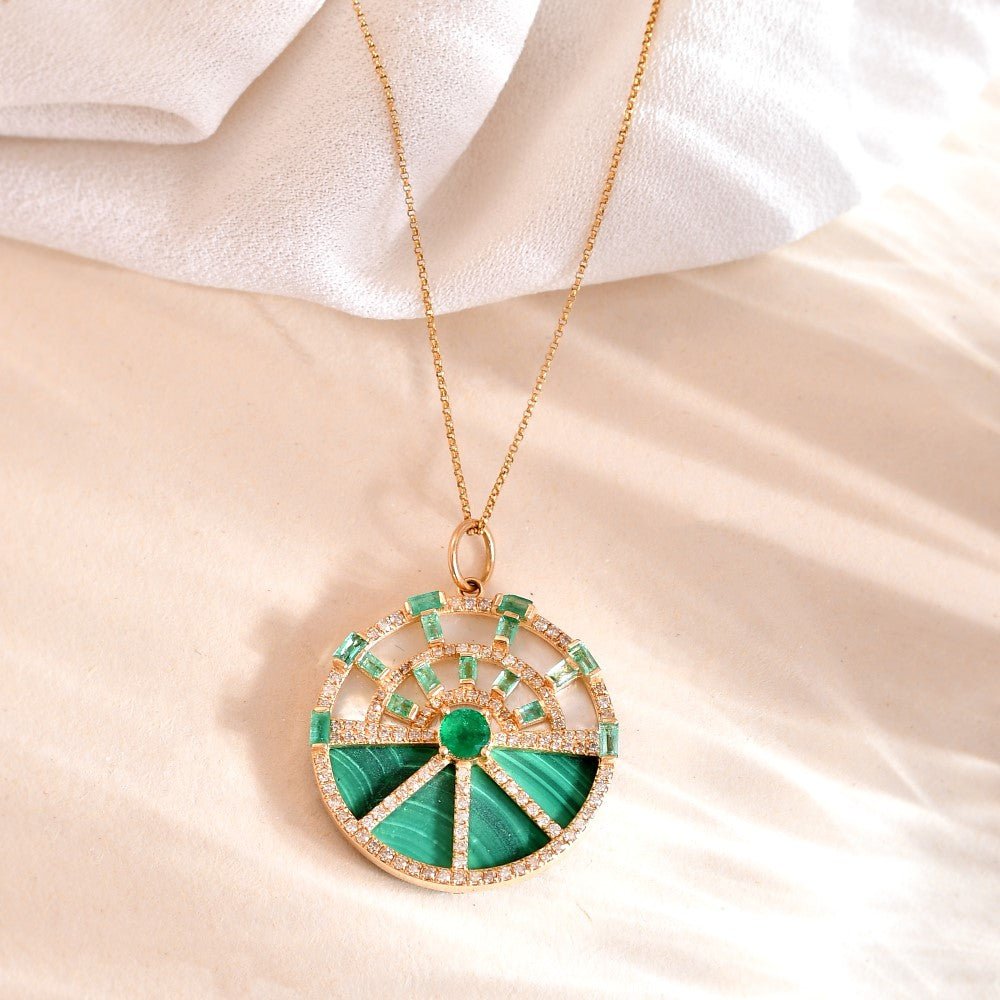 emerald pendant