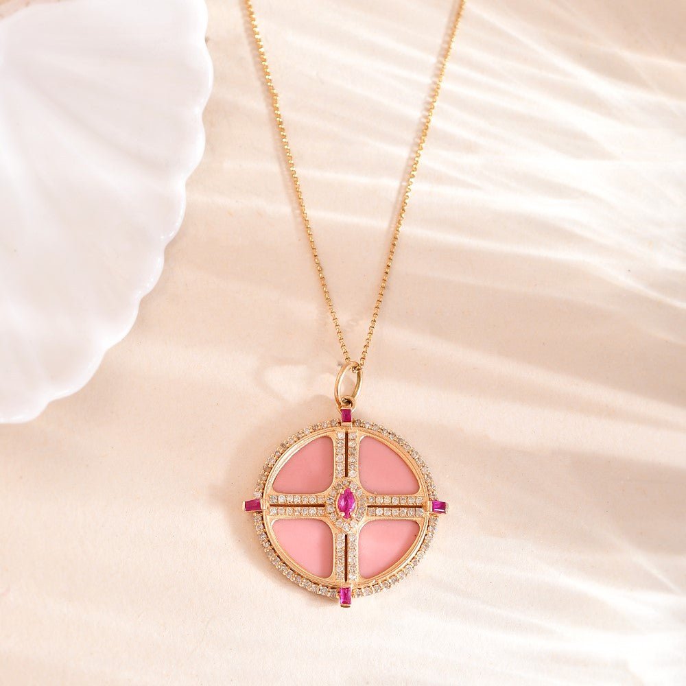 ruby pendant necklace