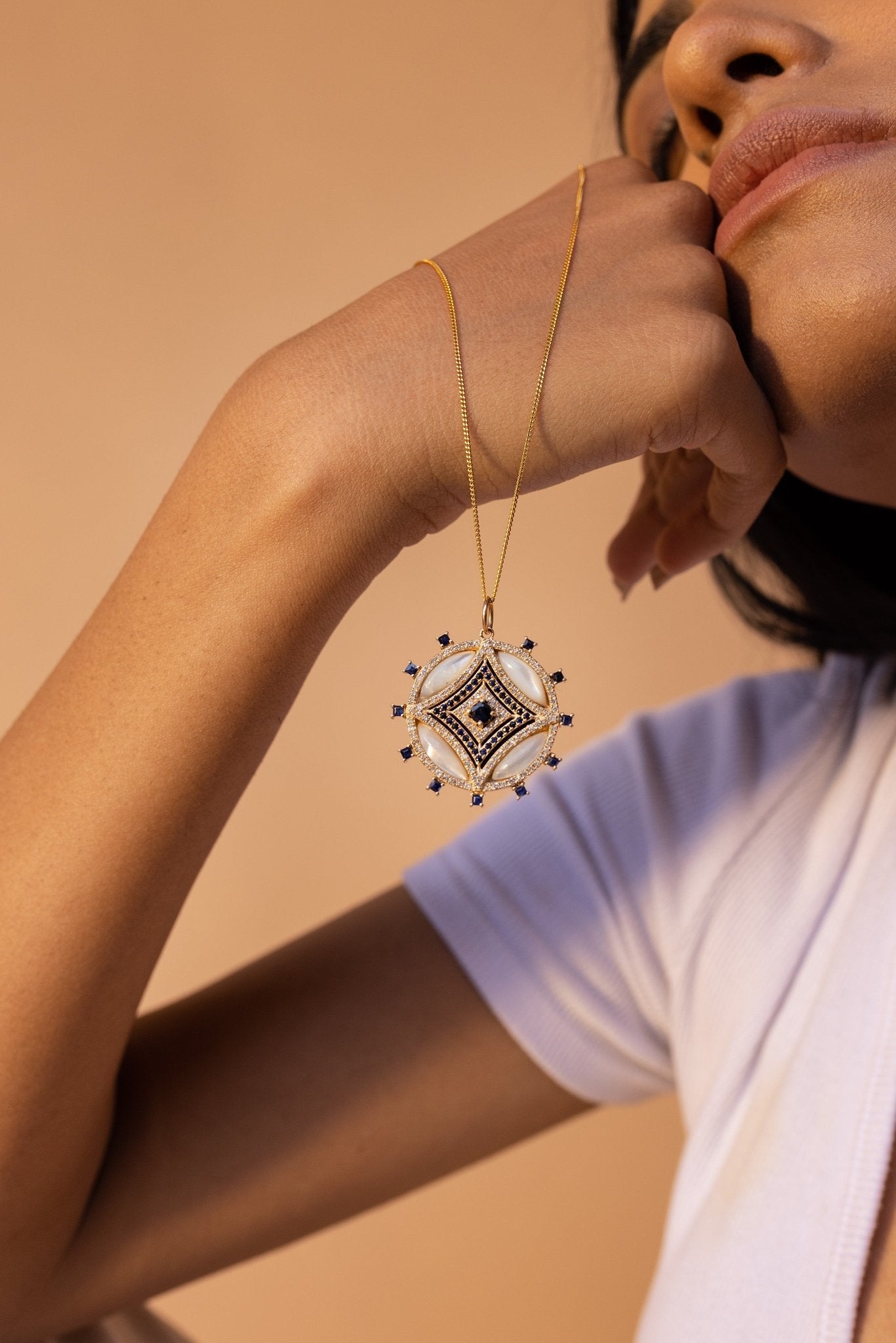 gold pendant for girls