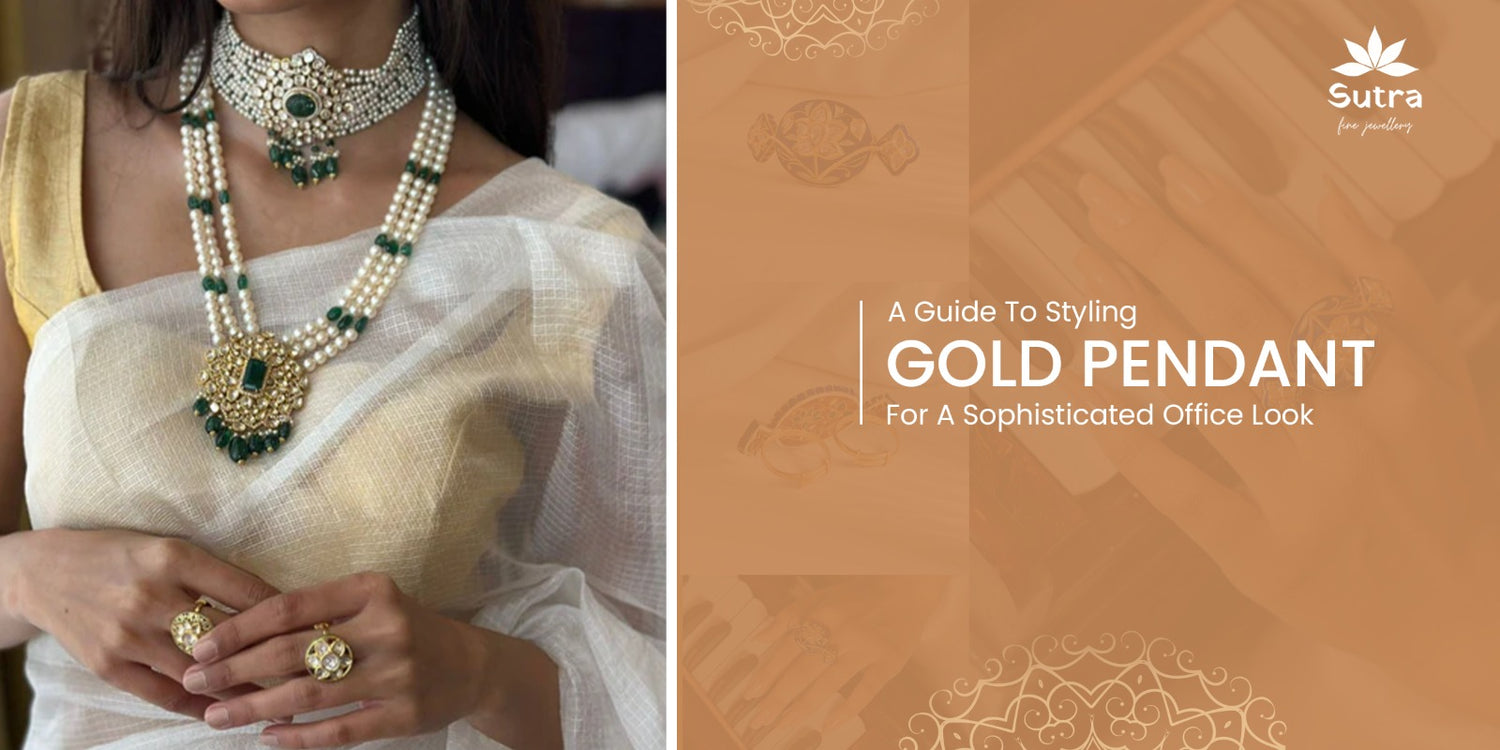 A Guide To Styling Gold Pendant For A Sophisticated Office Look