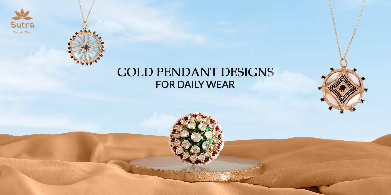 Gold Pendant Designs for Daily Wear: A Must Add To Everyday Wardrobe