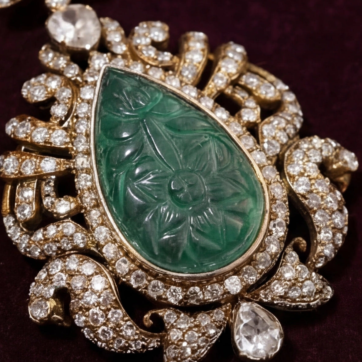Majestic Emerald Earrings