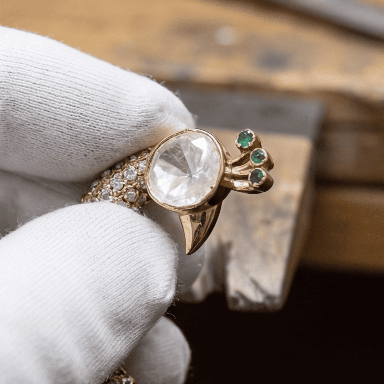 Peacock Brooch