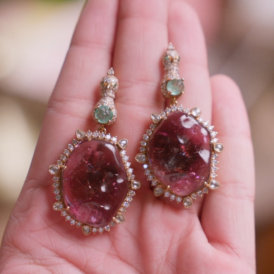 Panchi Tourmaline Earrings