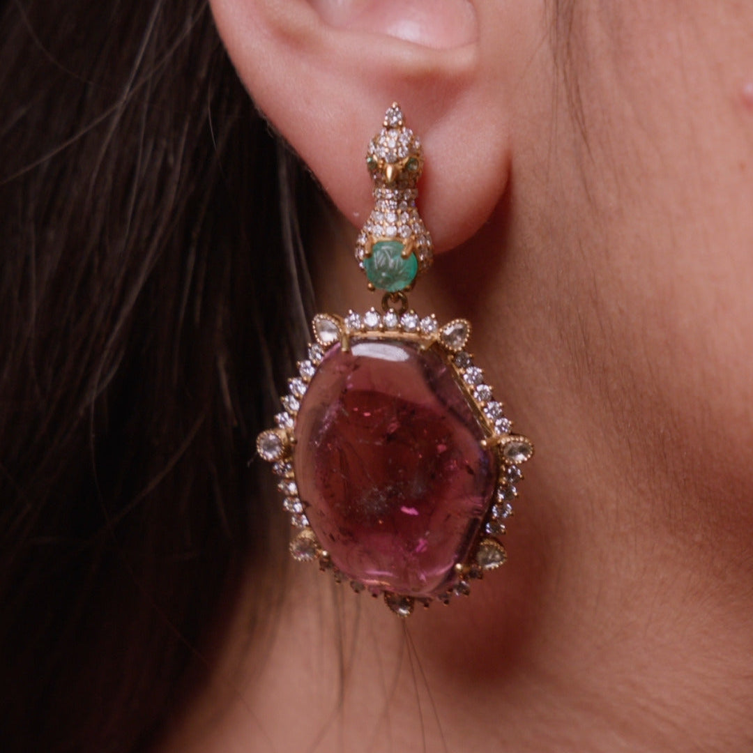 Panchi Tourmaline Earrings