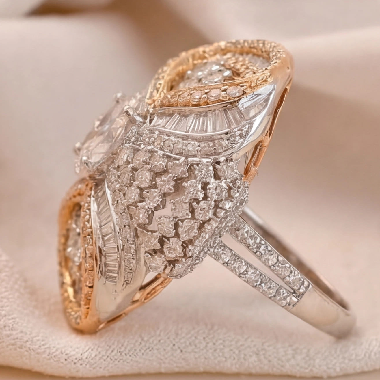 Iris Cocktail Ring