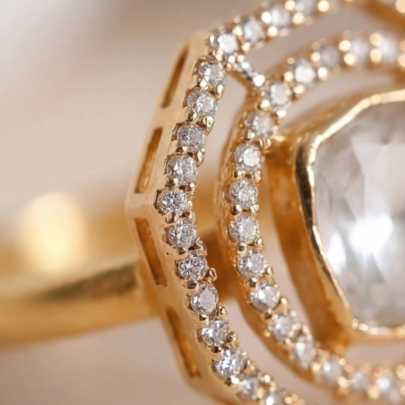 Saada Ring (Octa) (Adjustable Sizing)