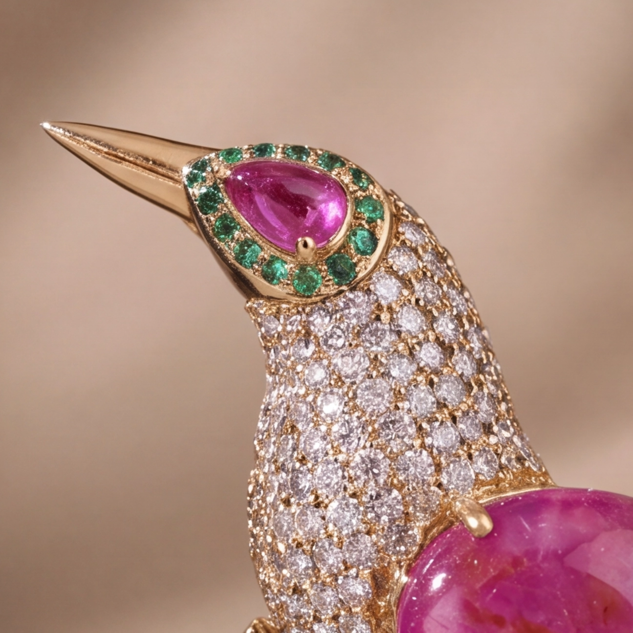 Whispering Bird Brooch