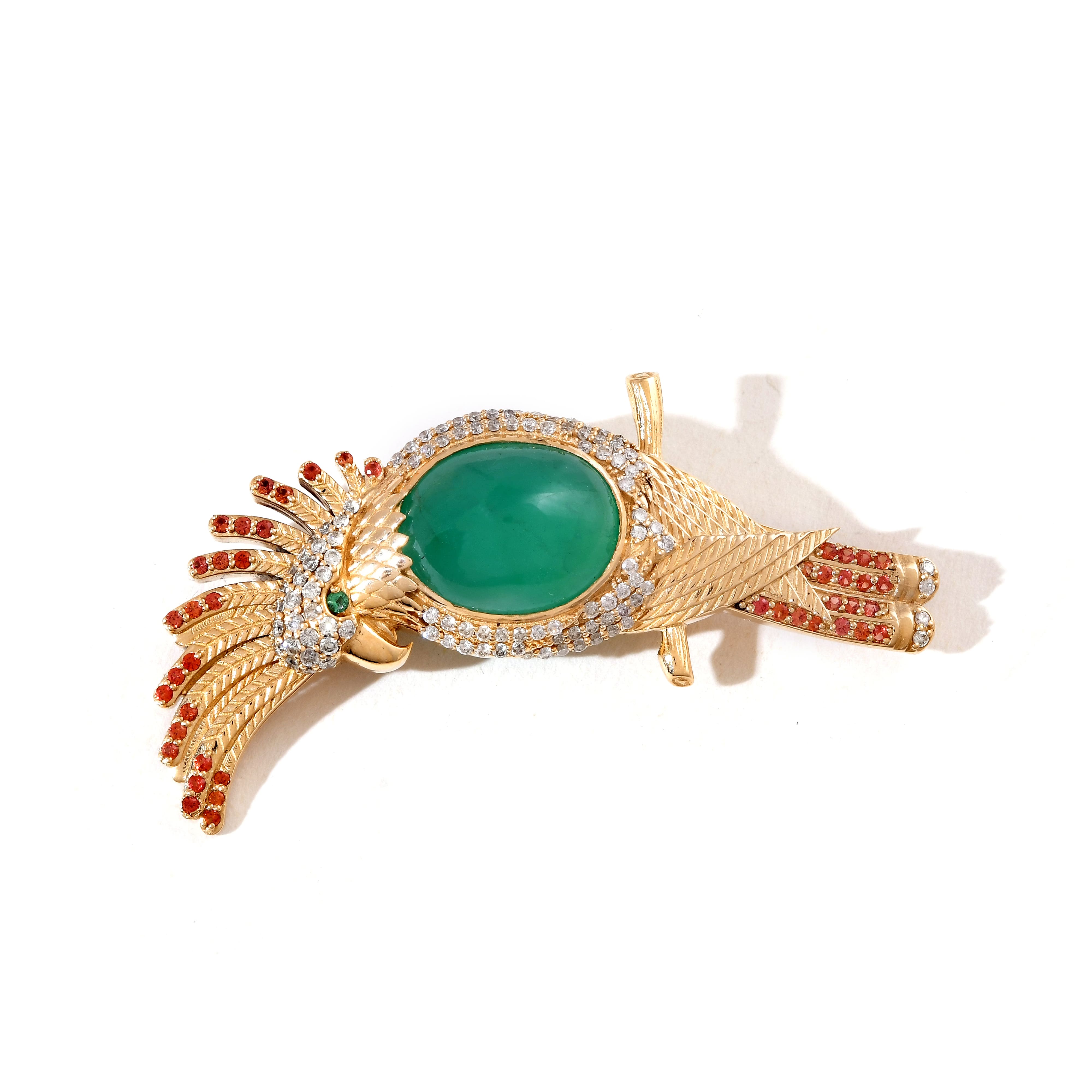 Cuckatoo Brooch