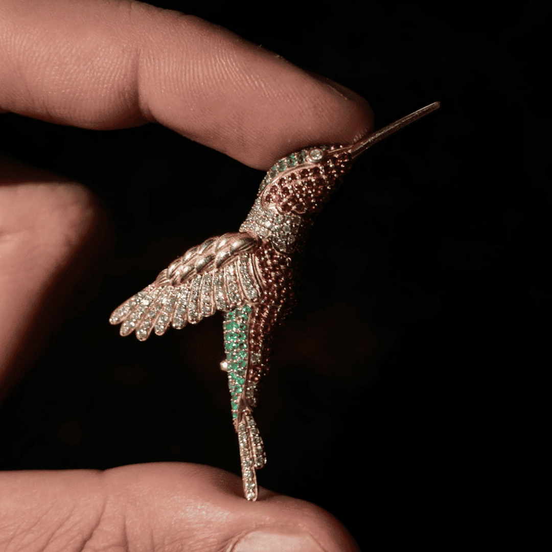 Kingfisher Brooch
