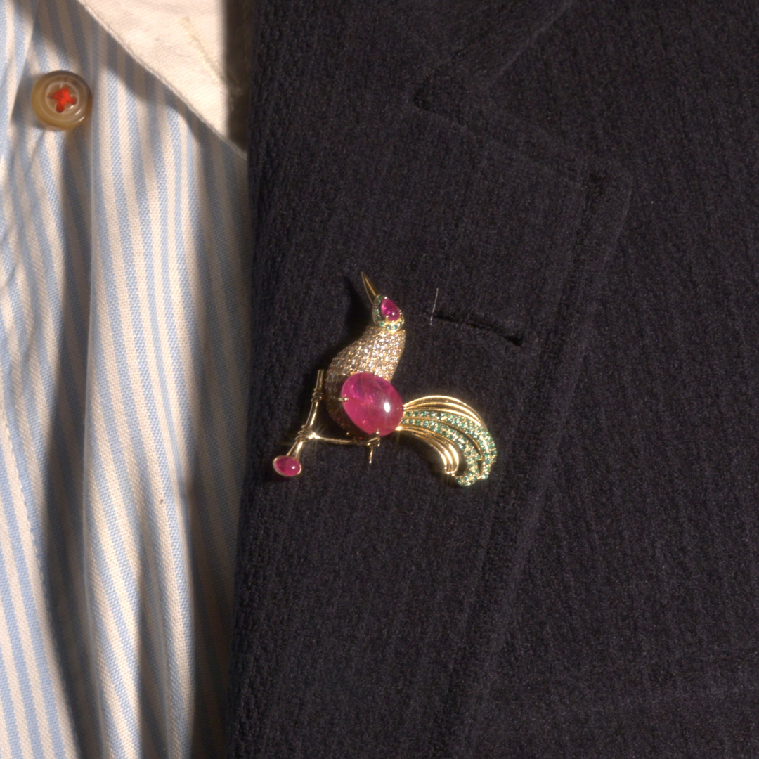 Whispering Bird Brooch