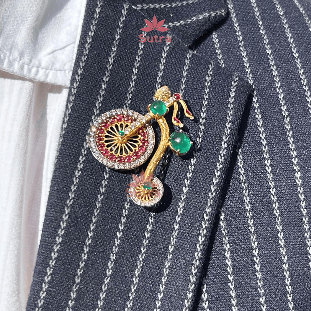 Bicycle Brooch