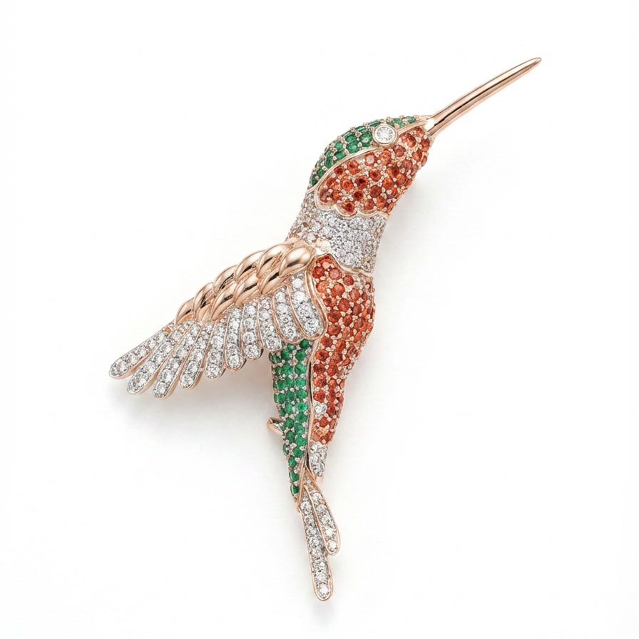 Kingfisher Brooch