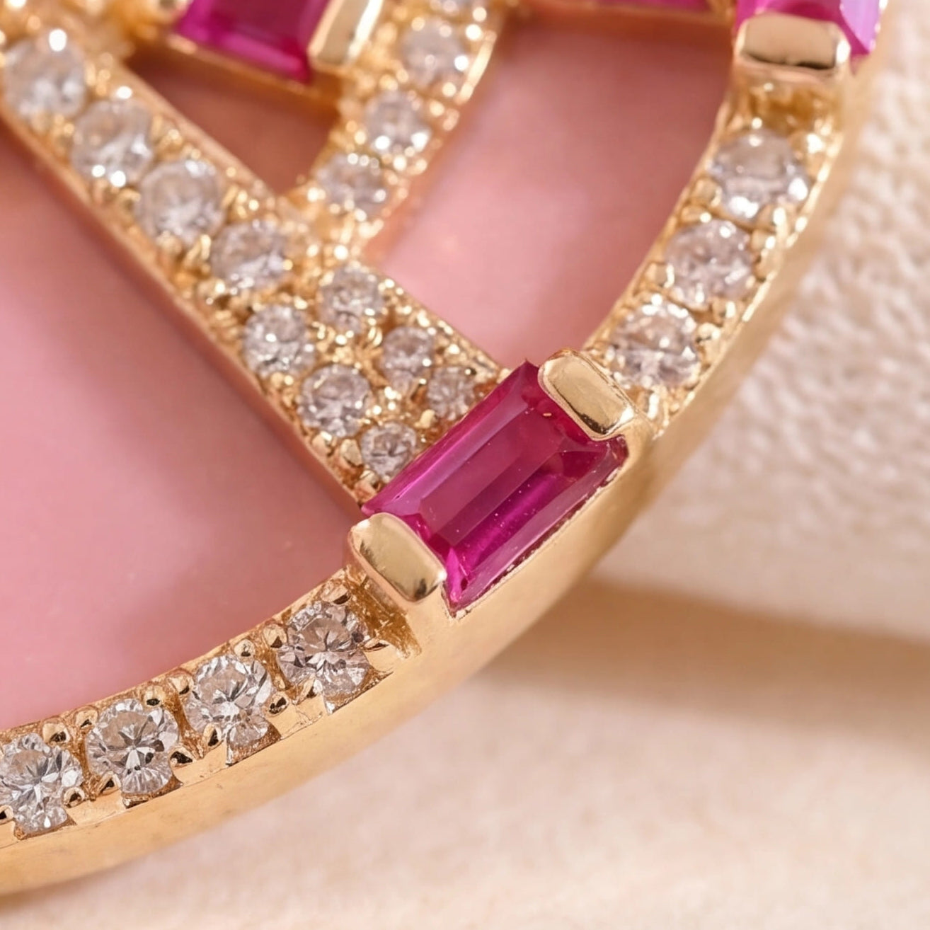 Aura Pendants (Ruby) (14k Gold)