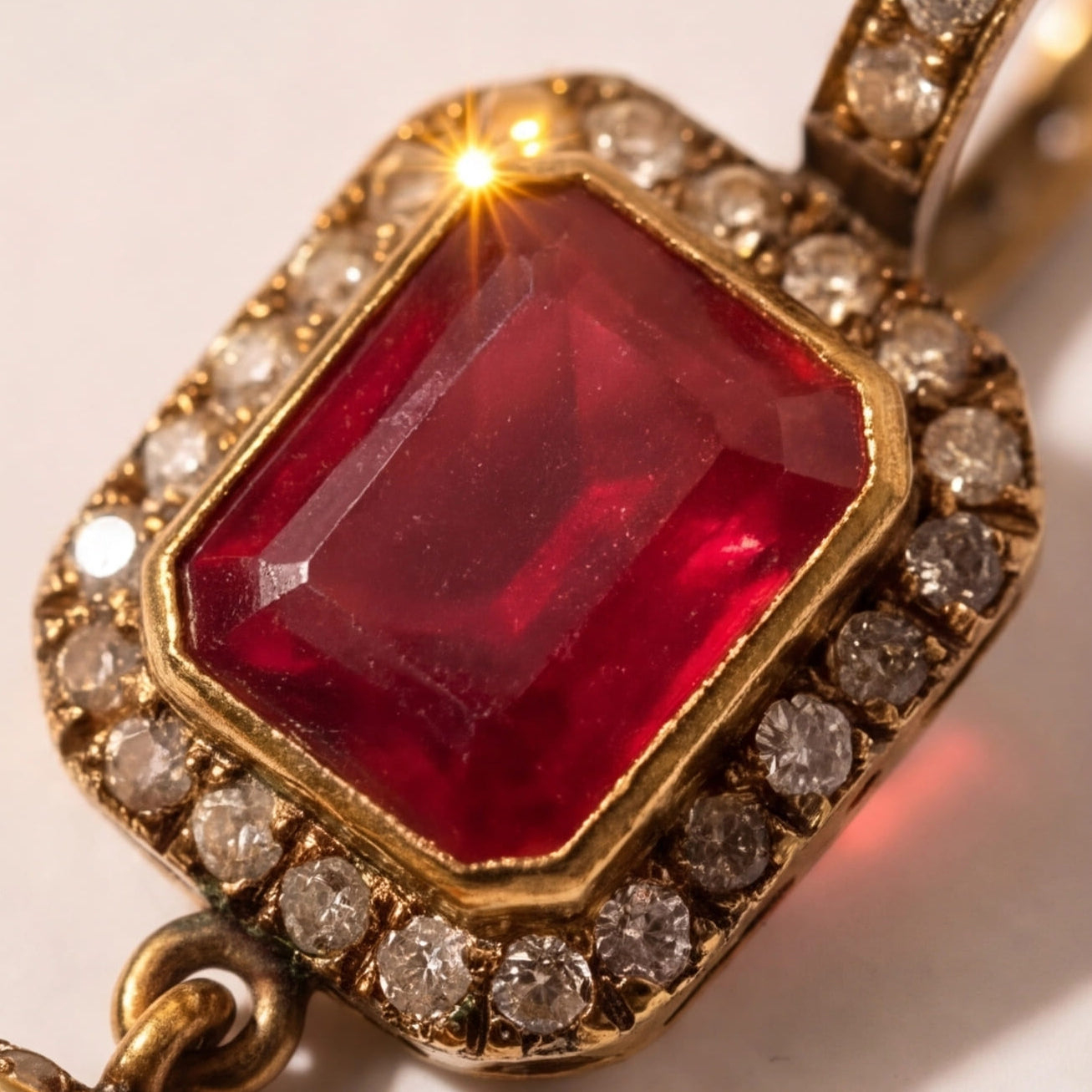 Ruby Double Earrings