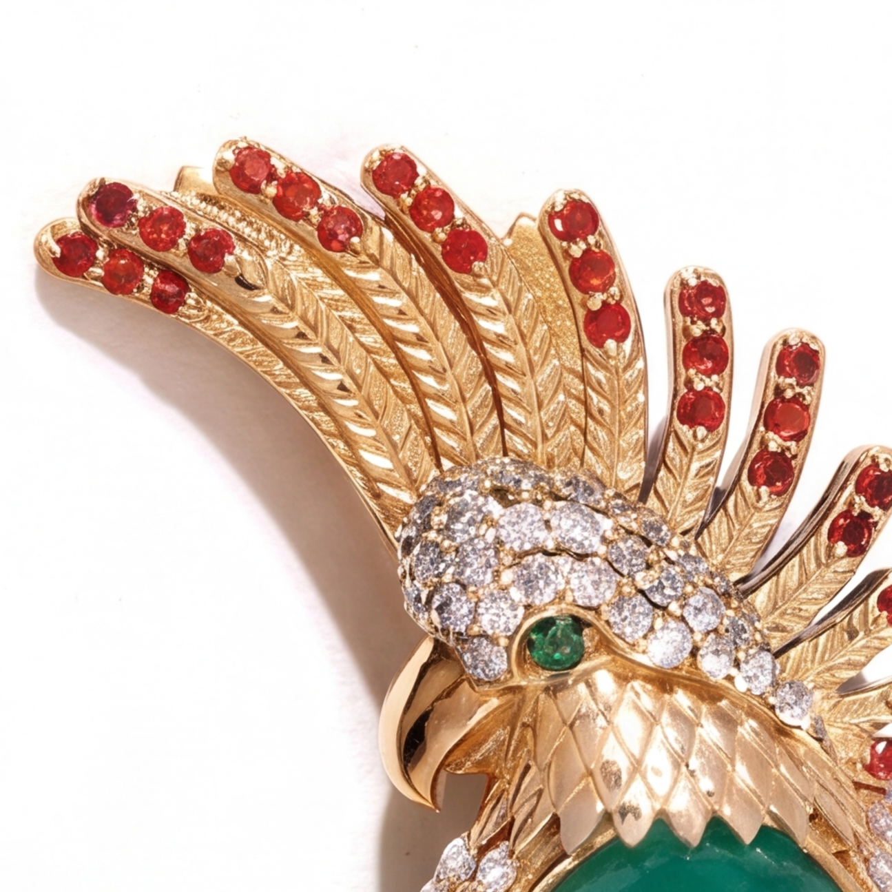 Cockatoo Brooch