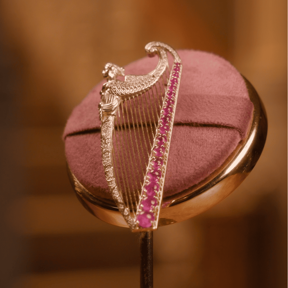 Harp Brooch