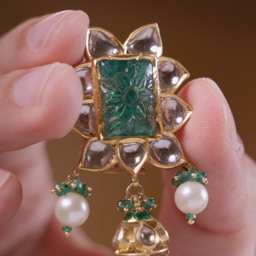 Emerald Fusion Earrings