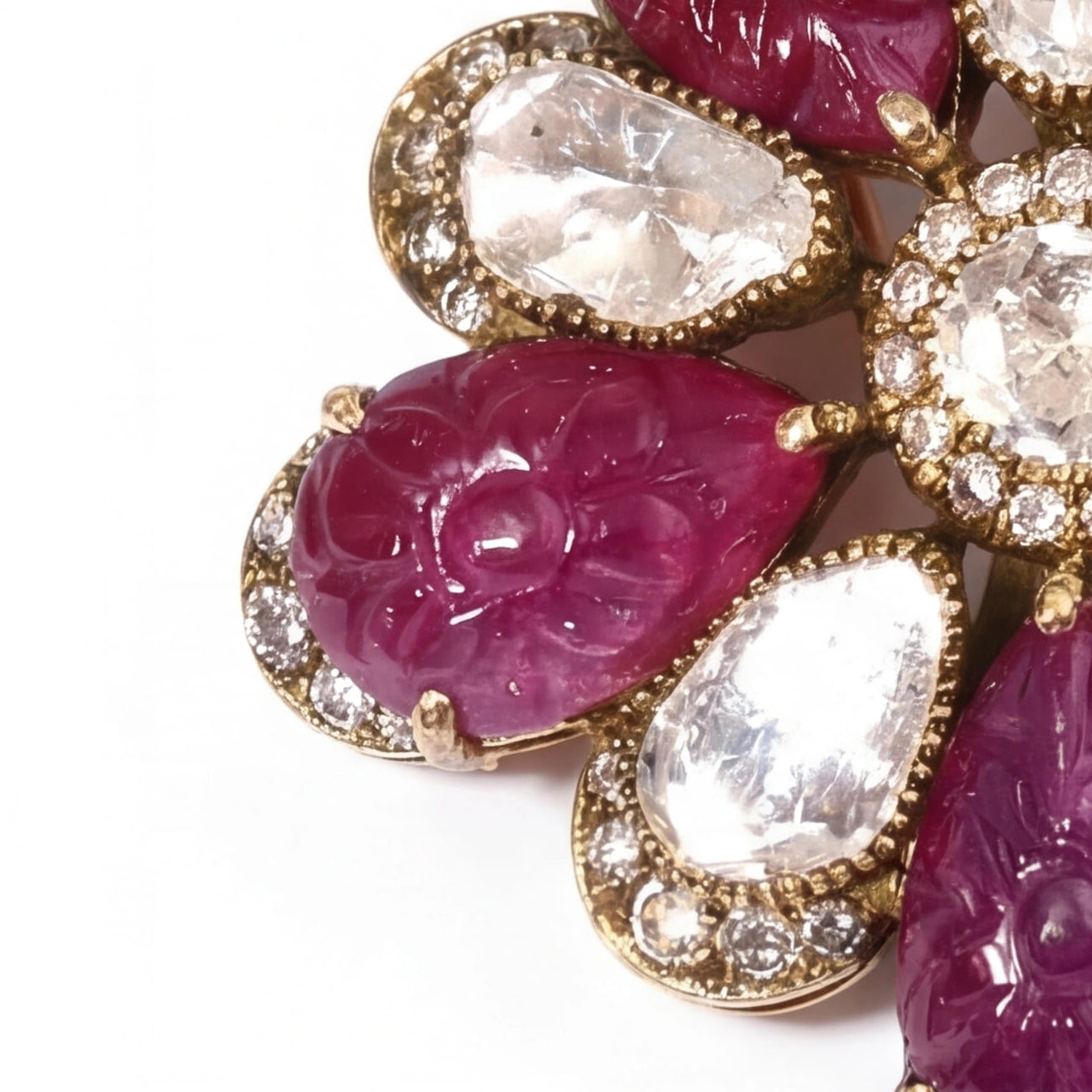 Symphony of Ruby Earrings