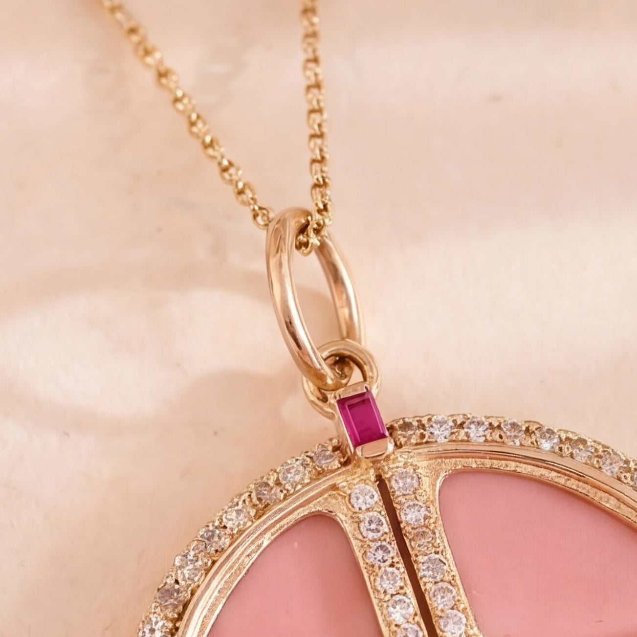 Aurora Pendant (Ruby) (14k Gold)